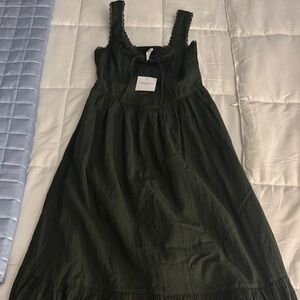 American Eagle Outfitters Dark Green Midi Dress